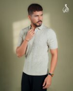 The Noble Texture Polo – Stone Beige - Image 4